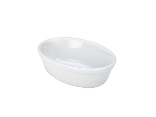 GenWare Oval Pie Dish 14cm/ 5.5 (Pack of 12) - F19-W - 1