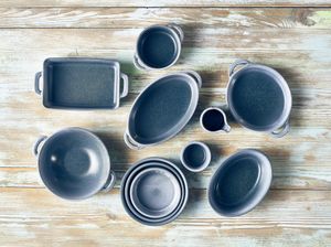 Forge Graphite Stoneware Tapas Dish 14.5cm (Pack of 6) - CT-TD14G - 3