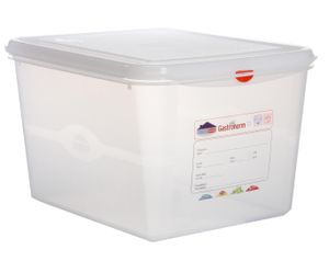 GN Storage Container 1/2 200mm Deep 12.5L (Pack of 6) - 12490 - 1