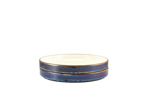 Terra Porcelain Aqua Blue Two Tone Presentation Plate 26cm (Pack of 6) - PRT-PBL26 - 5
