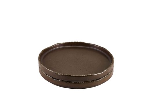Roko Porcelain Cinder Black Presentation Plate 21cm (Pack of 4) - PR-RKBK21 - 4