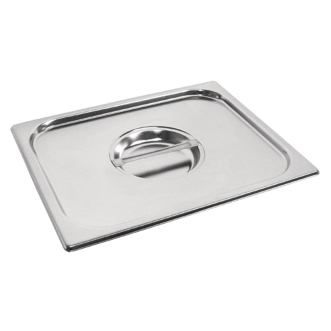 GC973 - Vogue Heavy Duty Stainless Steel 1/2 Gastronorm Lid - Each - GC973