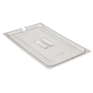 Cambro Clear 1/1 GN Notched Cover w/Handle - 1