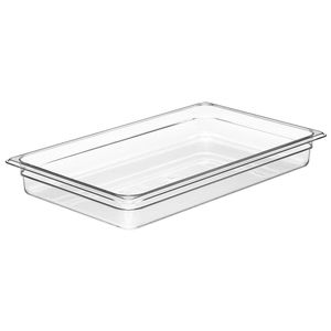 Cambro 65mm Deep 1/1 Clear Polycarbonate GN Pan - 1