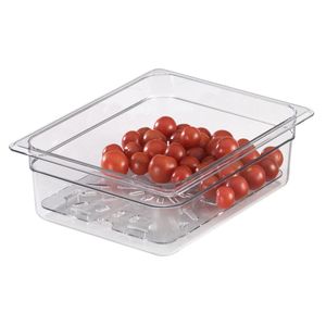 Cambro 100mm Deep 1/2 Clear Polycarbonate GN Pan - 3