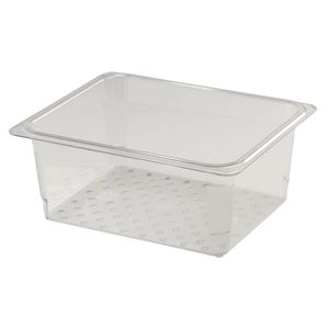 Cambro 127mm Deep 1/2 Clear GN Colander Pan - 1