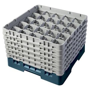 Cambro H320mm Teal 25 Compartment Camrack - 1