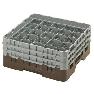 Cambro H174mm Brown 25 Compartment Camrack - 1