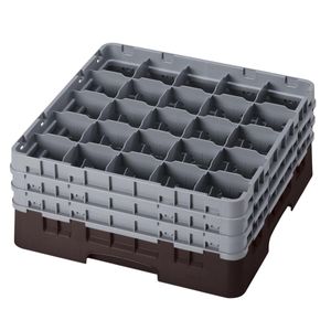 Cambro H196mm Brown 25 Compartment Camrack - 1