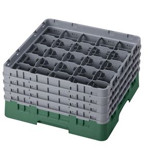 Cambro H215mm Green 25 Compartment Camrack - 1