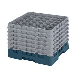 Cambro H320mm Teal 36 Compartment Camrack - 1