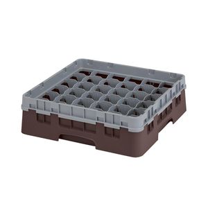 Cambro H92mm Brown 36 Compartment Camrack - 1