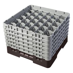 Cambro H298mm Brown 30 Compartment Camrack - 1