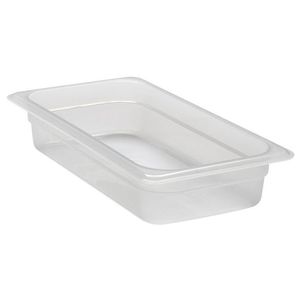 Cambro 65mm Deep 1/3 Translucent Polypropylene GN Pan - 1