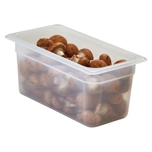 Cambro 100mm Deep 1/4 Translucent Polypropylene GN Pan - 3