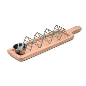 Pujadas Taco Tray with Wooden Base - 1