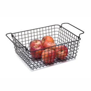 Pujadas 1/2 GN Black Wire Display Basket - 1