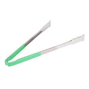 Vollrath Green One-piece Kool-Touch VersaGrip Tong 406mm - 1