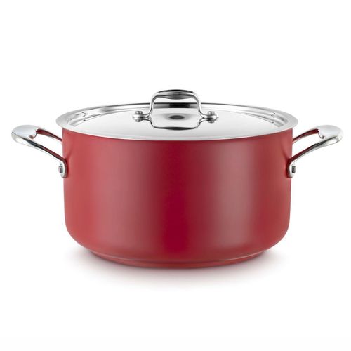 Pujadas Red Sauce Pot with Lid Diameter240 - 1