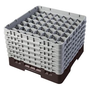 Cambro H298mm Brown 49 Compartment Camrack - 1