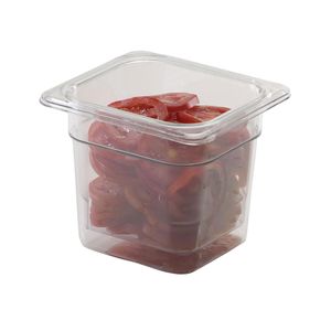 Cambro 127mm Deep 1/6 Clear GN Colander Pan - 3