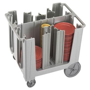 Cambro Standard Grey Adjustable Dish Caddy S-Series - 1