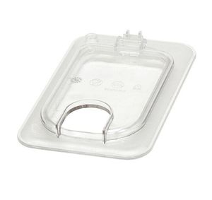 Cambro Clear 1/9 GN Notched FlipLid - 1
