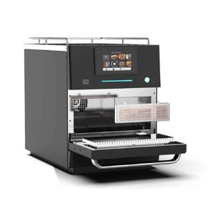 Pratica Fit XL 3PH Double Mag Black High Speed Oven - 1