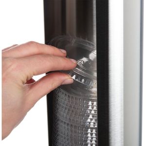San Jamar Diameter127mm Dual Wall Mount Lid Dispenser - 3