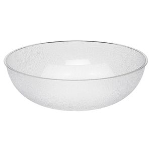 Cambro 19.1L Clear Polycarbonate Pebbled Bowl - 1