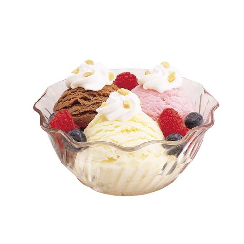 Cambro 384ml Clear Swirl Bowl - 1