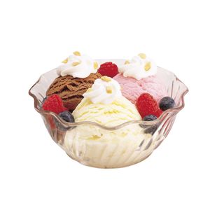 Cambro 384ml Clear Swirl Bowl - 1
