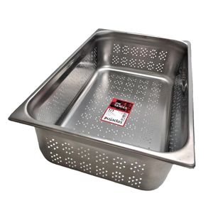 Pujadas GN Pro 200mm Deep 1/1 Stainless Steel Perforated Gastronorm - 1