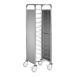 Pujadas Side Panel Self-Service Tray Trolley - 1