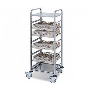 Pujadas 9 Rail Dishwasher Rack Trolley - 1