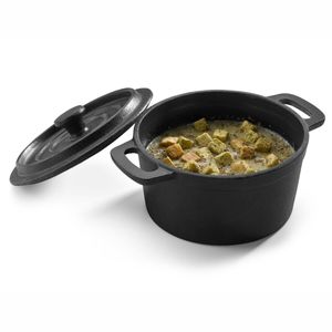 Pujadas Mini Cast Iron High Round Casserole Diameter140mm - 1