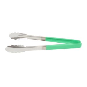 Vollrath Green One-piece Kool-Touch Utility Grip Tong 305mm - 1