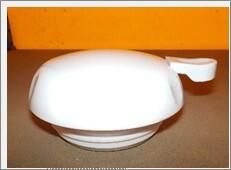 Lid 4022-64 White Insulated Coffee Pot 64oz - LID4022-64W - 3