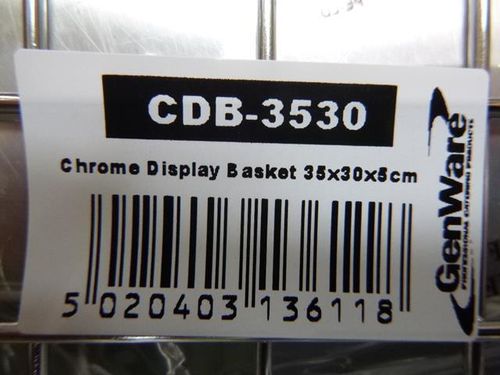 Chrome Display Basket 35X30X5cm - CDB-3530 - 7
