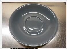 Genware Porcelain Grey Saucer 13.5cm/ 5.25 (Pack of 6) - 182113G - 3