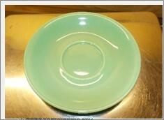 Genware Porcelain Green Saucer 13.5cm/ 5.25 (Pack of 6) - 182113GR - 3