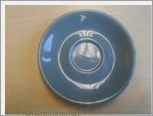 Genware Porcelain Grey Saucer 12cm/ 4.75 (Pack of 6) - 182112G - 3
