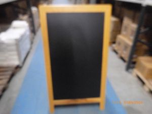 Sandwich A-Board 70X120cm Teak - SBS-TE-120 - 3