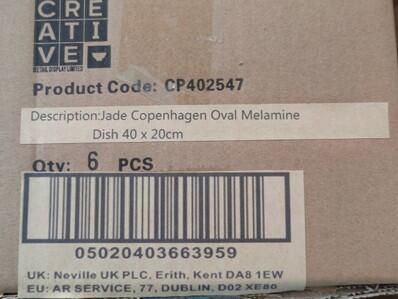 Jade Copenhagen Oval Melamine Dish 40 x 20cm - CP402547 - 8