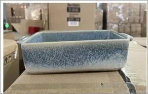 Forge Coast Stoneware Rectangular Dish 16 x 10.5 x 4cm (Pack of 6) - CT-RC16C - 3