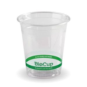 BioPak 200ml Clear PLA BioCups (Pack of 2,000) - R-200Y-UK - 1