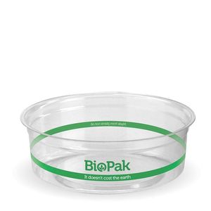 BioPak 240ml Clear PLA BioBowls (Pack of 500) - P-240-UK - 1
