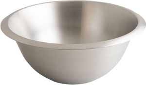 Matfer Hemispherical Stainless Steel Bowl 35cm - 11544-04 - 1