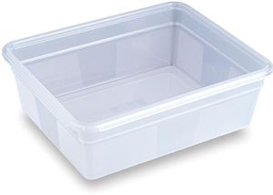 Modulus Modulus Rigid Polypropylene Gastronorm Container - Gn 1/2 Depth 10cm - 6 - 11134-05 - 1
