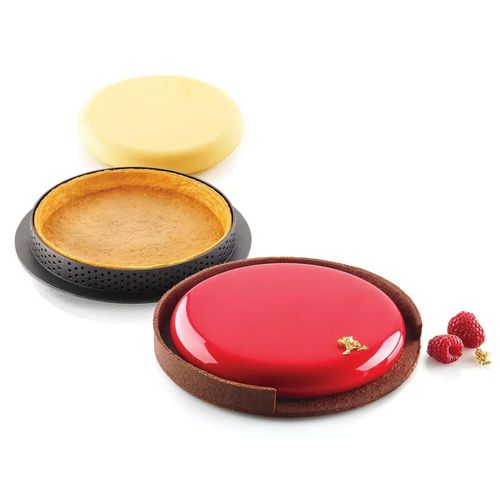 Silikomart Kit Tarte Ring - Round 190mm Set Silicone Mould 160mm 1 Ring - 12882-02 - 5